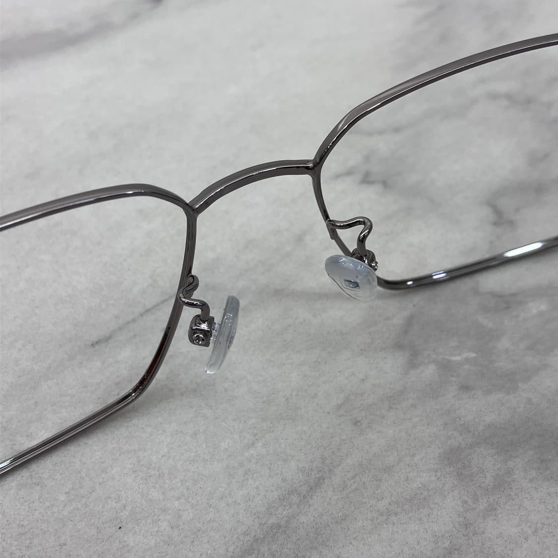 C51 PBL 실버 스퀘어 메탈테 안경 상품이미지4