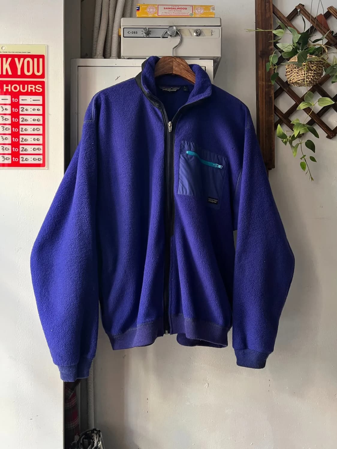 [L]파타고니아 Made in USA 퍼플 플리스 자켓 상품이미지1