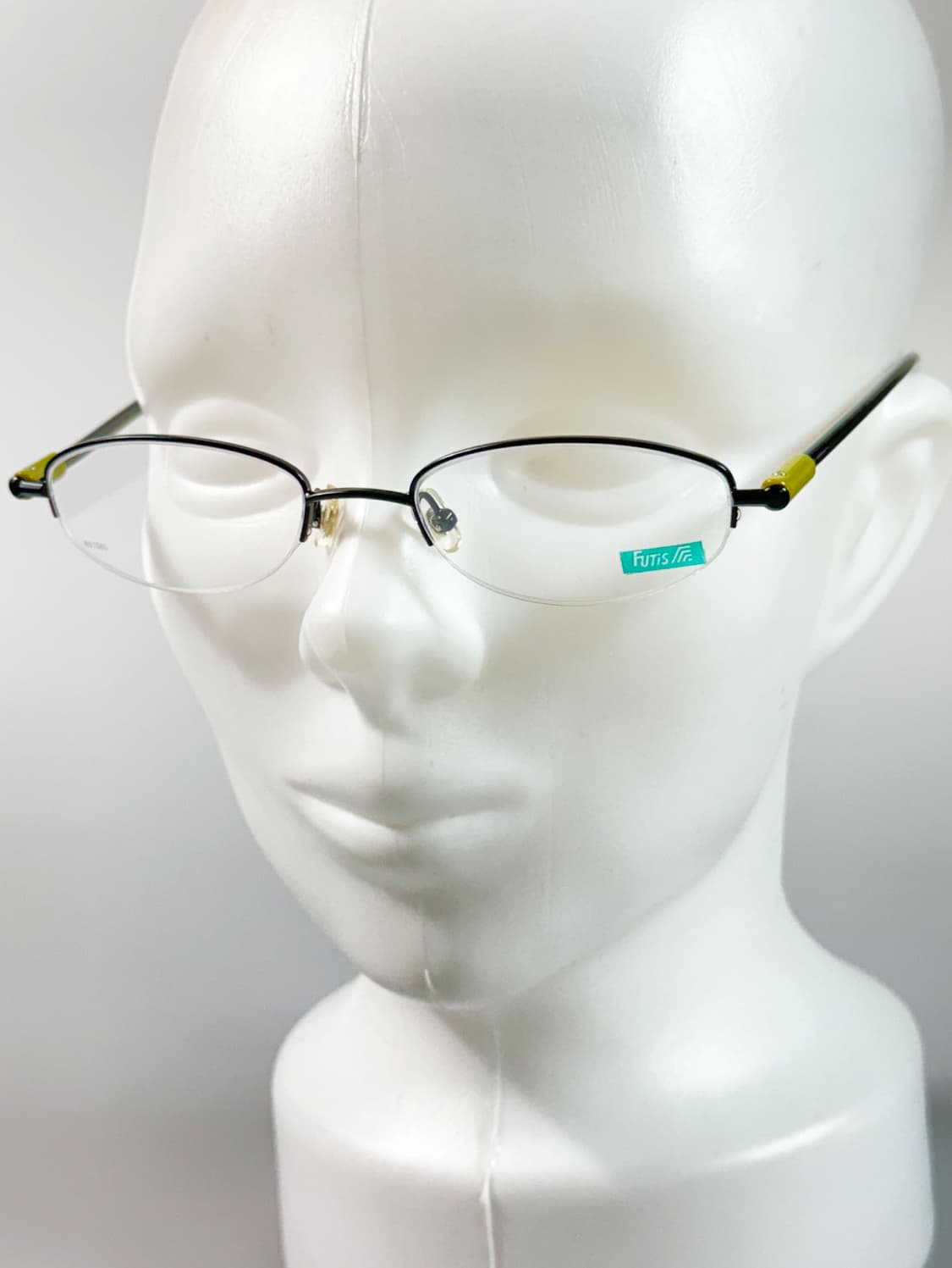 90s FUTIS 반무테 슬림 오벌 메탈 빈티지 안경 상품이미지8