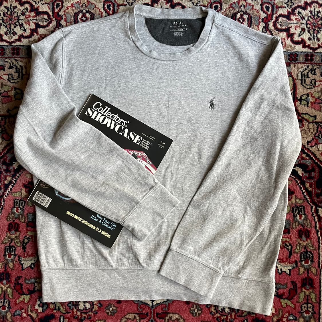 폴로 랄프로렌 그레이 크루넥 스웻셔츠 상품이미지1
