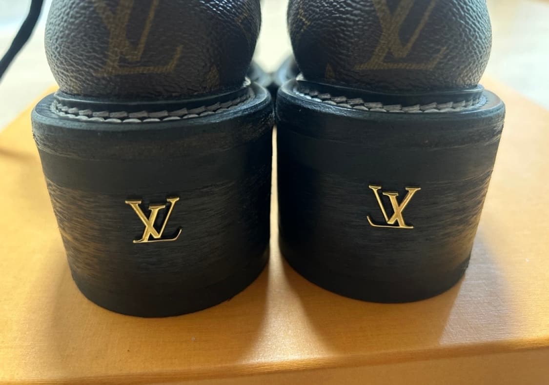 루이비통 여성 LV 보부르 플랫폼 더비 슈즈 상품이미지2