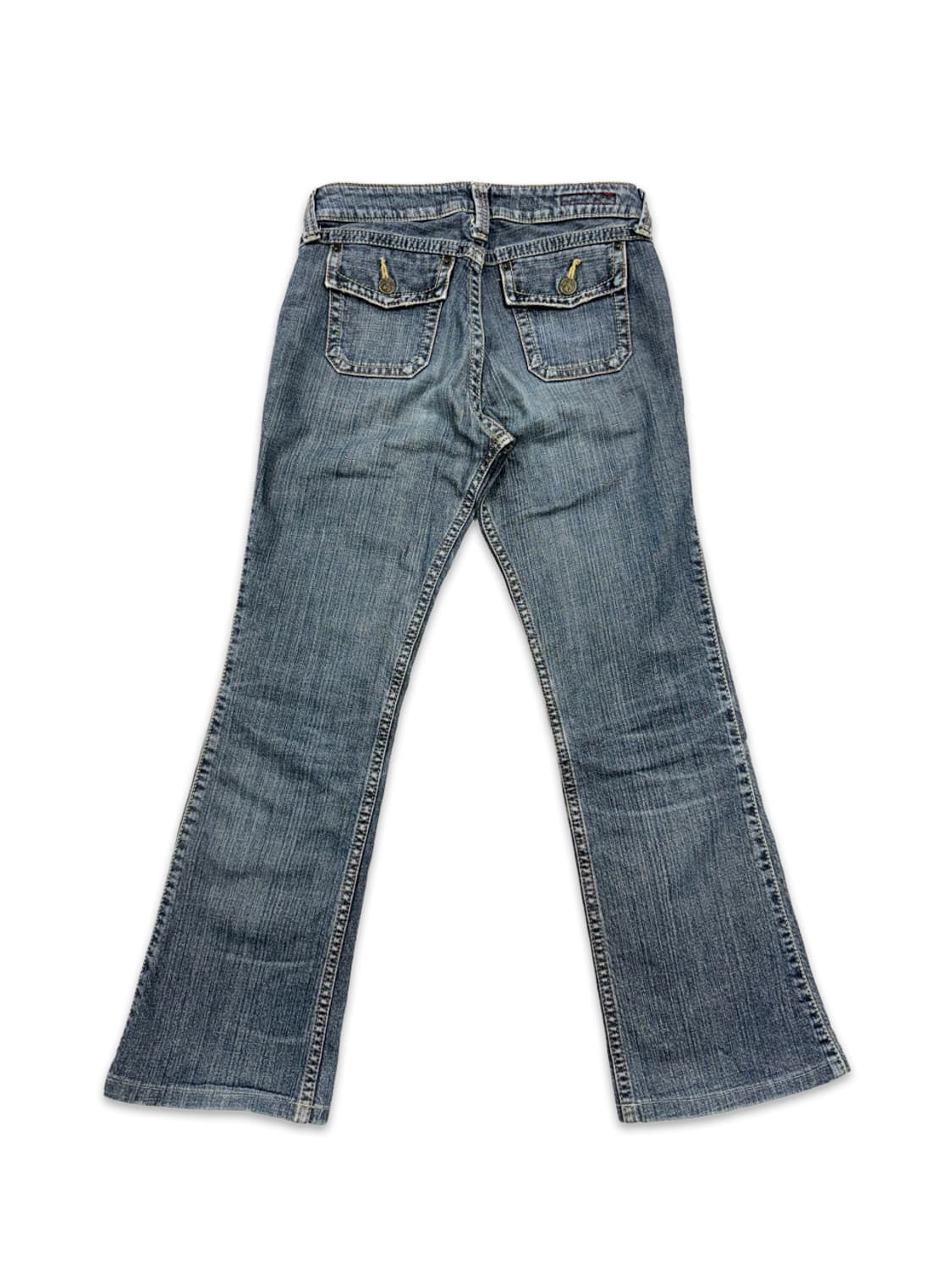 빈티지 로우라이즈 라인 데님 부츠컷 팬츠 상품이미지2