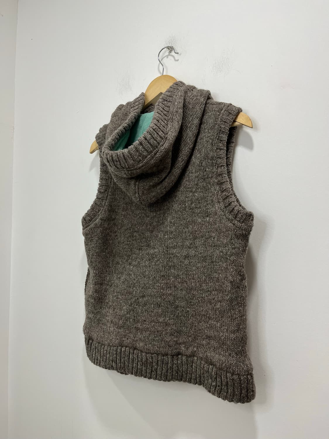 TITICACA 일본 빈티지 모리걸 뜨개 니트 후드 가디건 상품이미지7