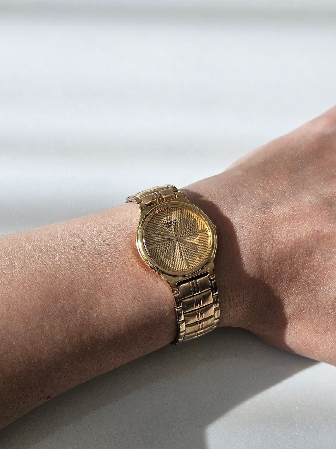 빈티지 세이코 쿼츠 금장 시계 상품이미지2