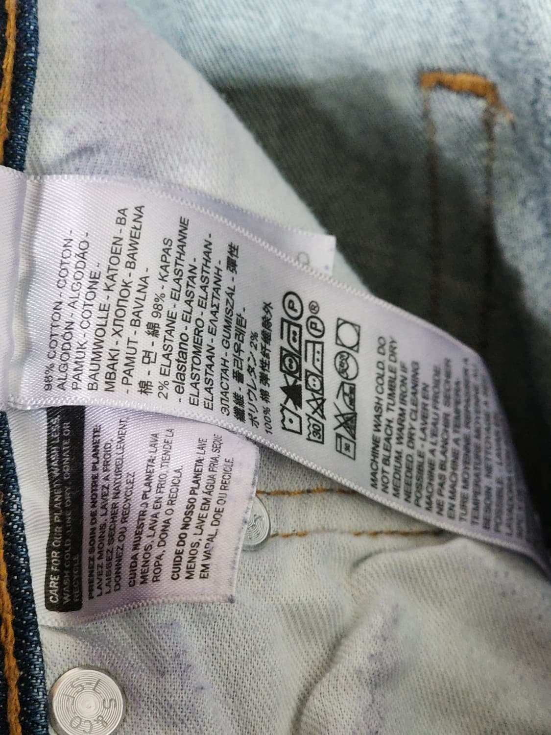 (34) 리바이스 502 청바지 중청워싱 데님팬츠 스판 150주년판  상품이미지4