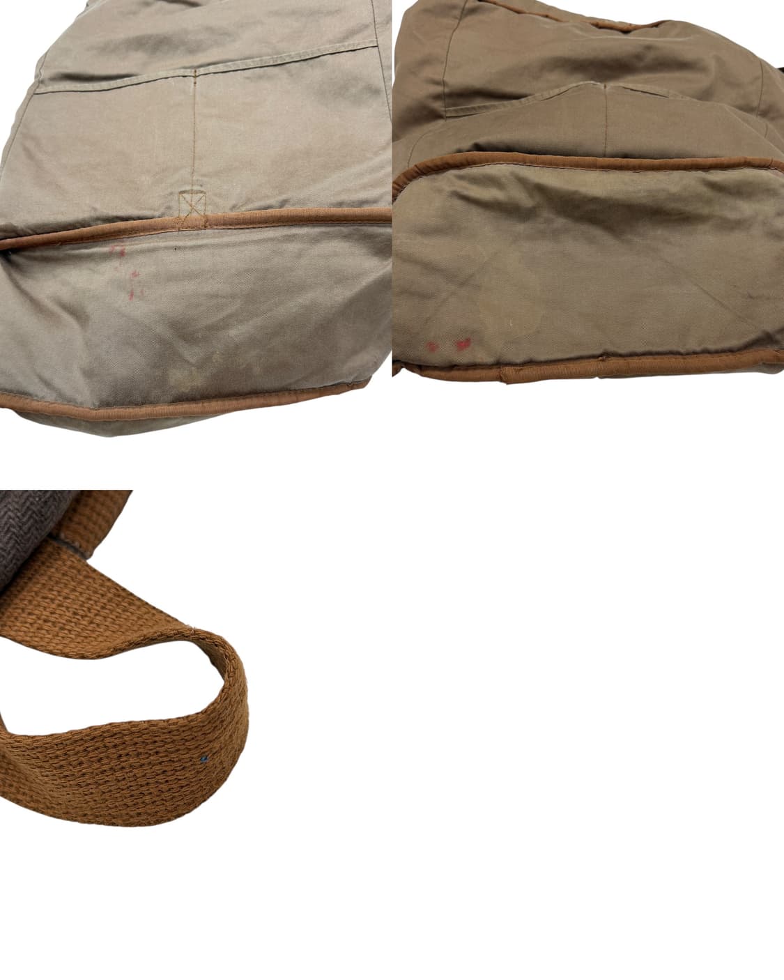 빈티지 페어아일 패턴 Y2K 포켓 복조리 백팩 가방 상품이미지8