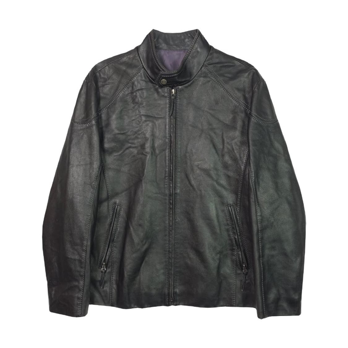 TNGT 리얼 램스킨 싱글 자켓 L 상품이미지1