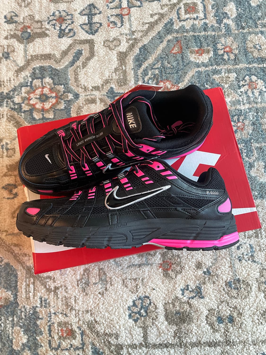 나이키 P-6000 핑크 블라스트 메탈릭 실버(새제품,270) 상품이미지1