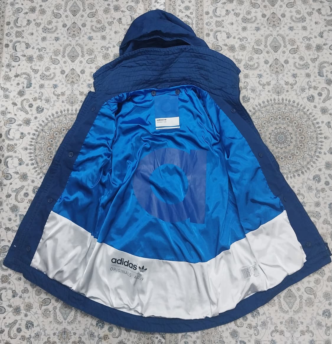 아디다스 후드 파카 블루 85 (55반까지) 상품이미지2