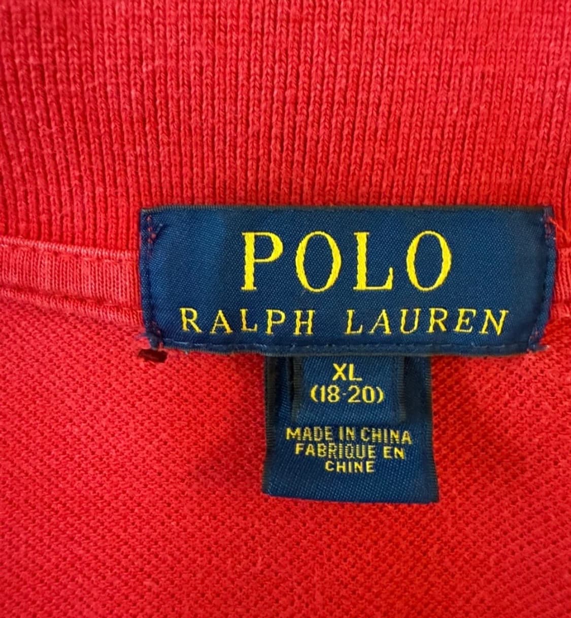 폴로 빅포니 레드 XL 상품이미지2