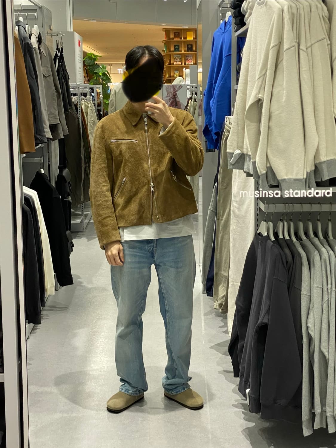 버팔로 스웨이드 멀티 집 레더 자켓 L 상품이미지6