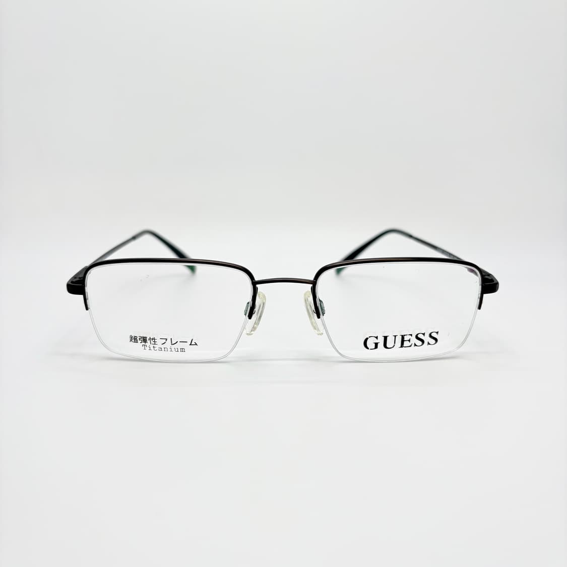 GUESS 게스 브라운 티타늄 반무테 상품이미지3