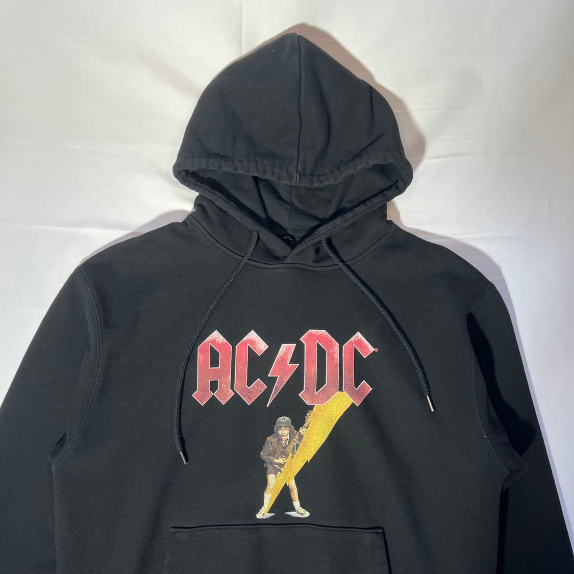 [L]AC DC 블랙 후드티 상품이미지2