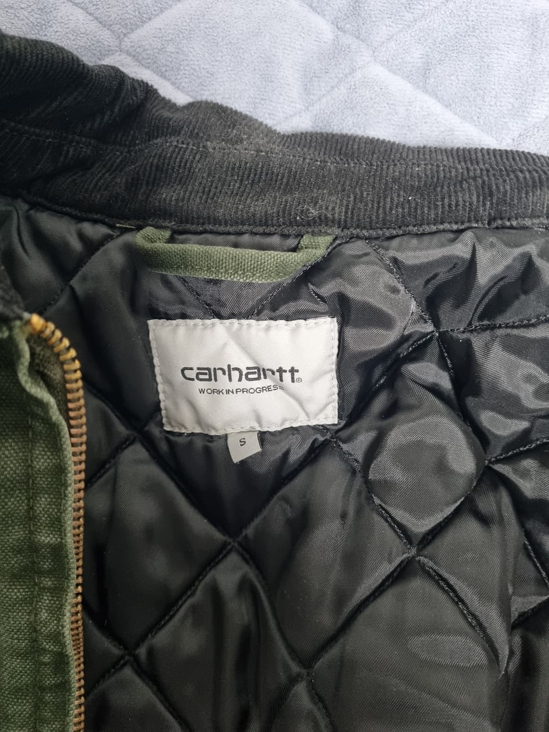 칼하트 wip og 디트로이트 워크 자켓 올리브 S 상품이미지3