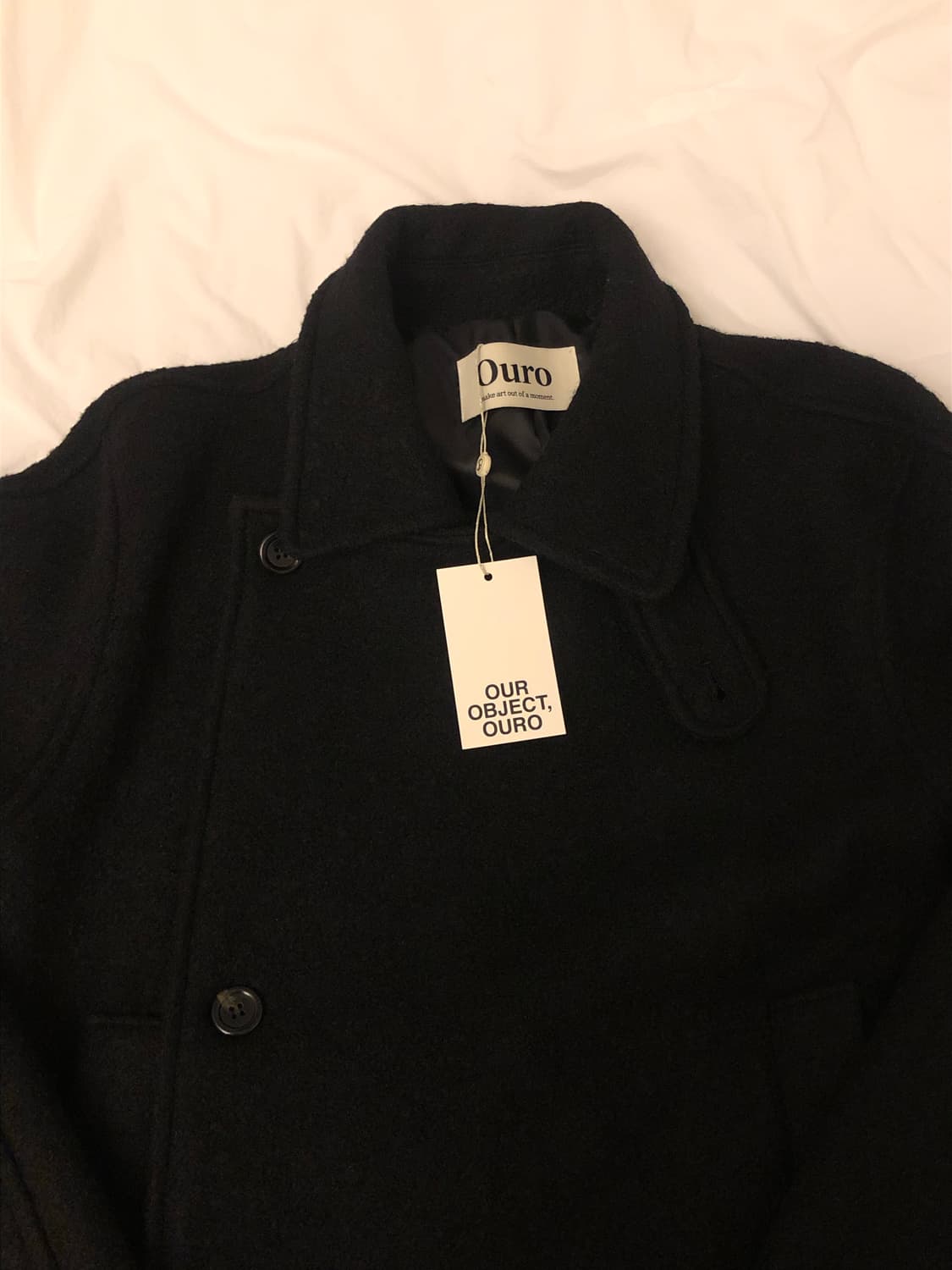 [새상품] 아우로 클래식 더플 코트 상품이미지2