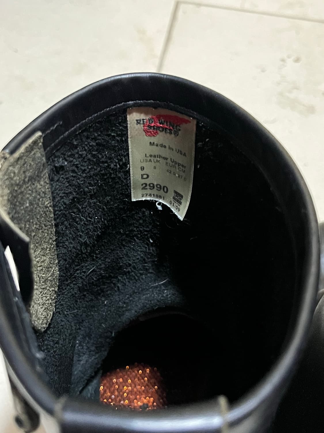 [US 9] 레드윙 2990 엔지니어부츠  상품이미지3