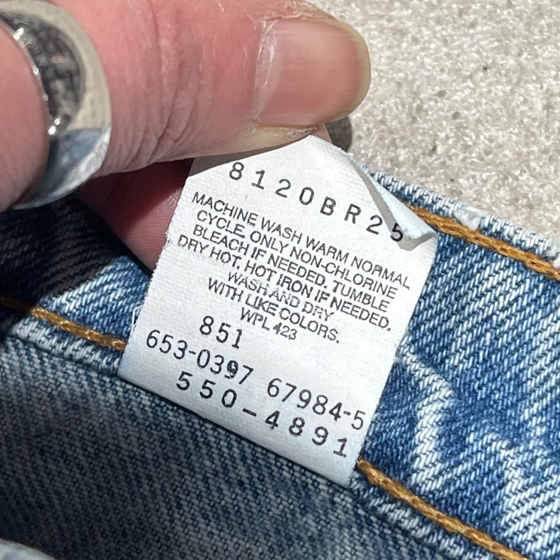 usa 리바이스 550 데님팬츠 s10121 상품이미지8