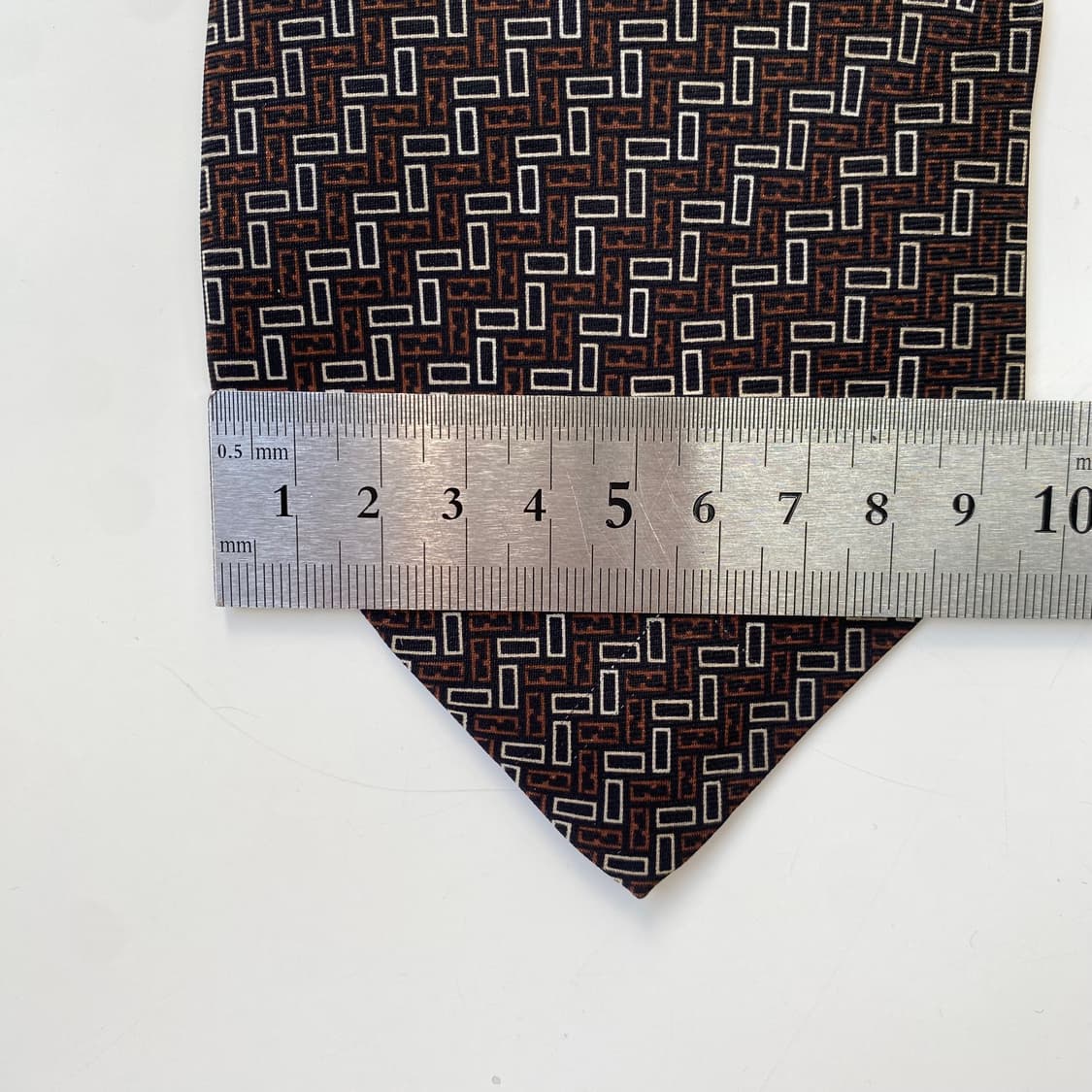 펜디 (FENDI) FF 모노그램 정품 명품 넥타이 상품이미지8