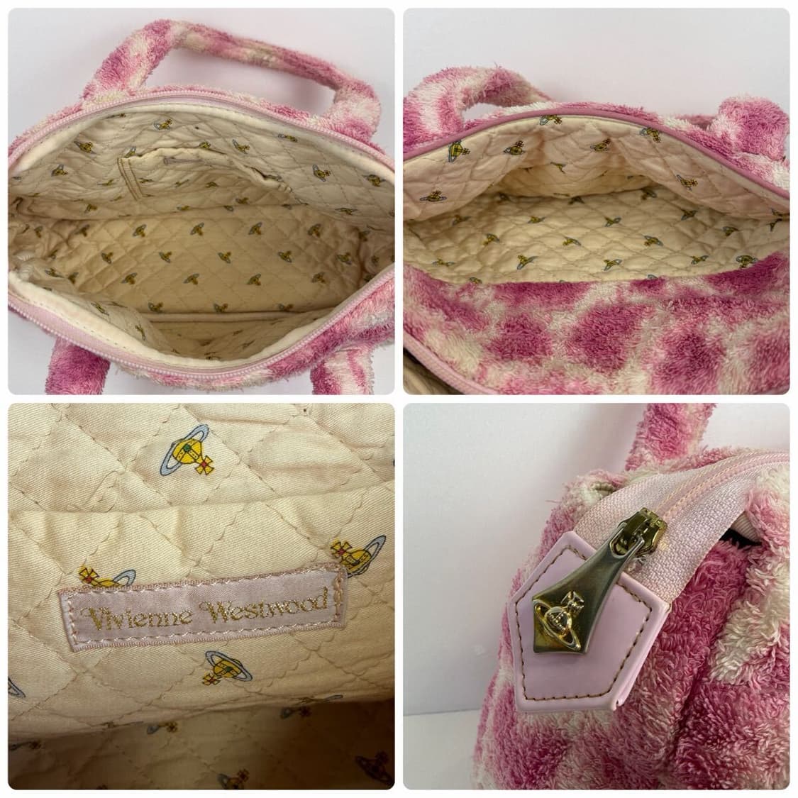 비비안 웨스트우드 핑크 레오파드 토트백 상품이미지9