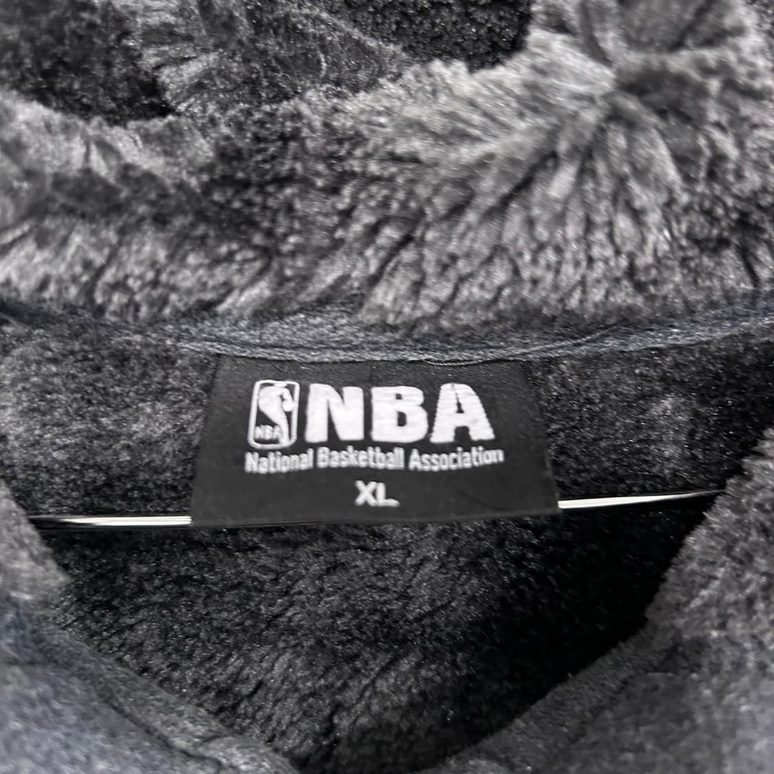 NBA 빅로고 이너 플리스 오버핏 후드집업 상품이미지3