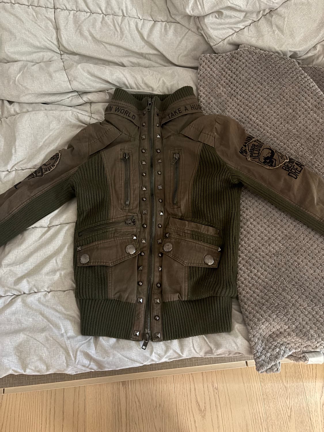 고스트오브할렘 빈티지 자켓 y2k shop502 파우닝 큐빈티지 상품이미지2