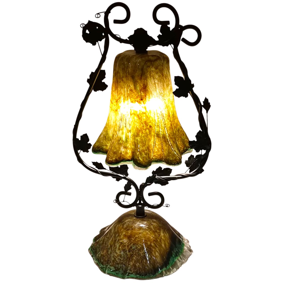 70s 한정 이와타 엔틱 포도 넝쿨 특대형 램프 상품이미지2
