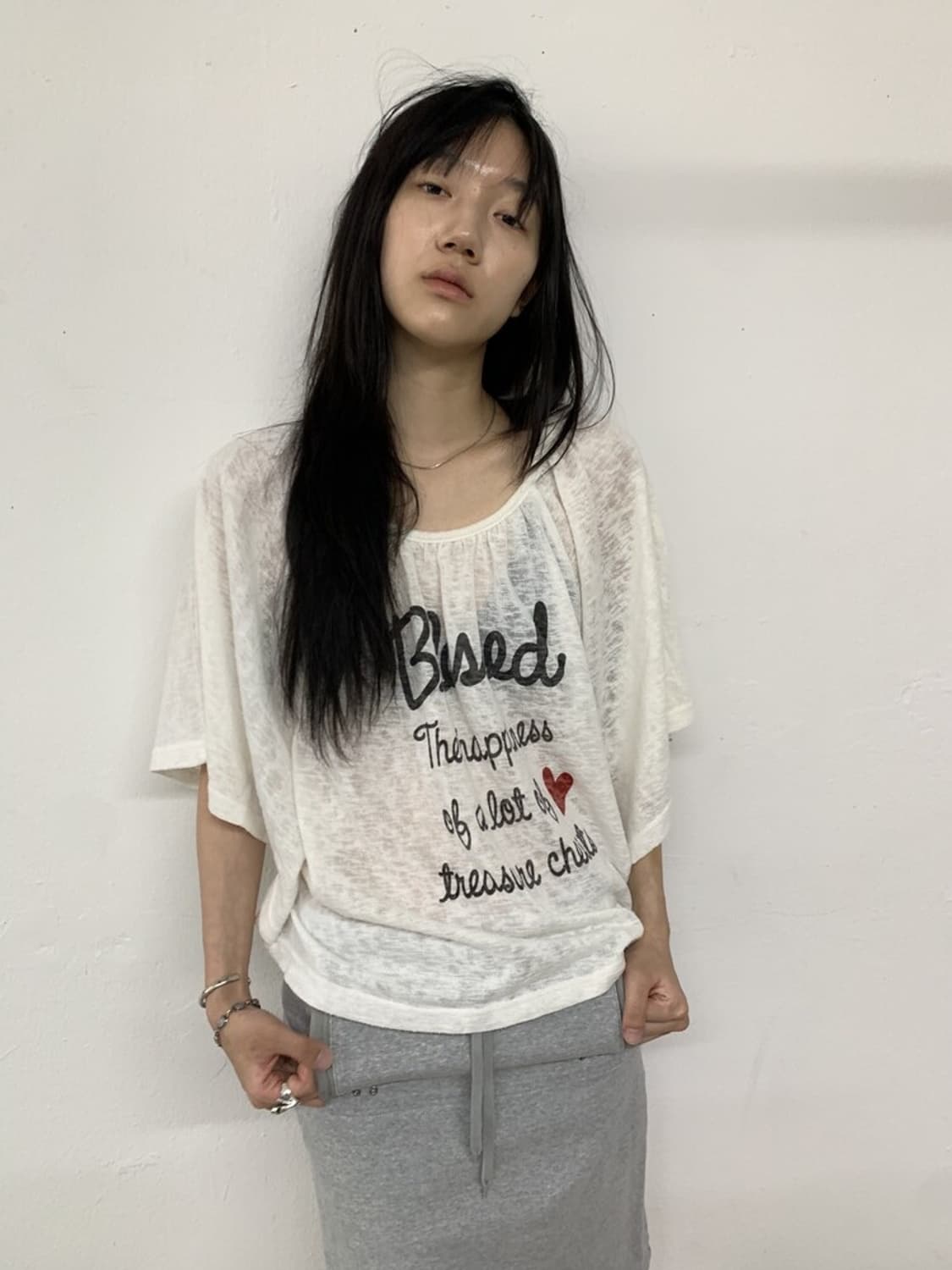 Printed top 상품이미지1