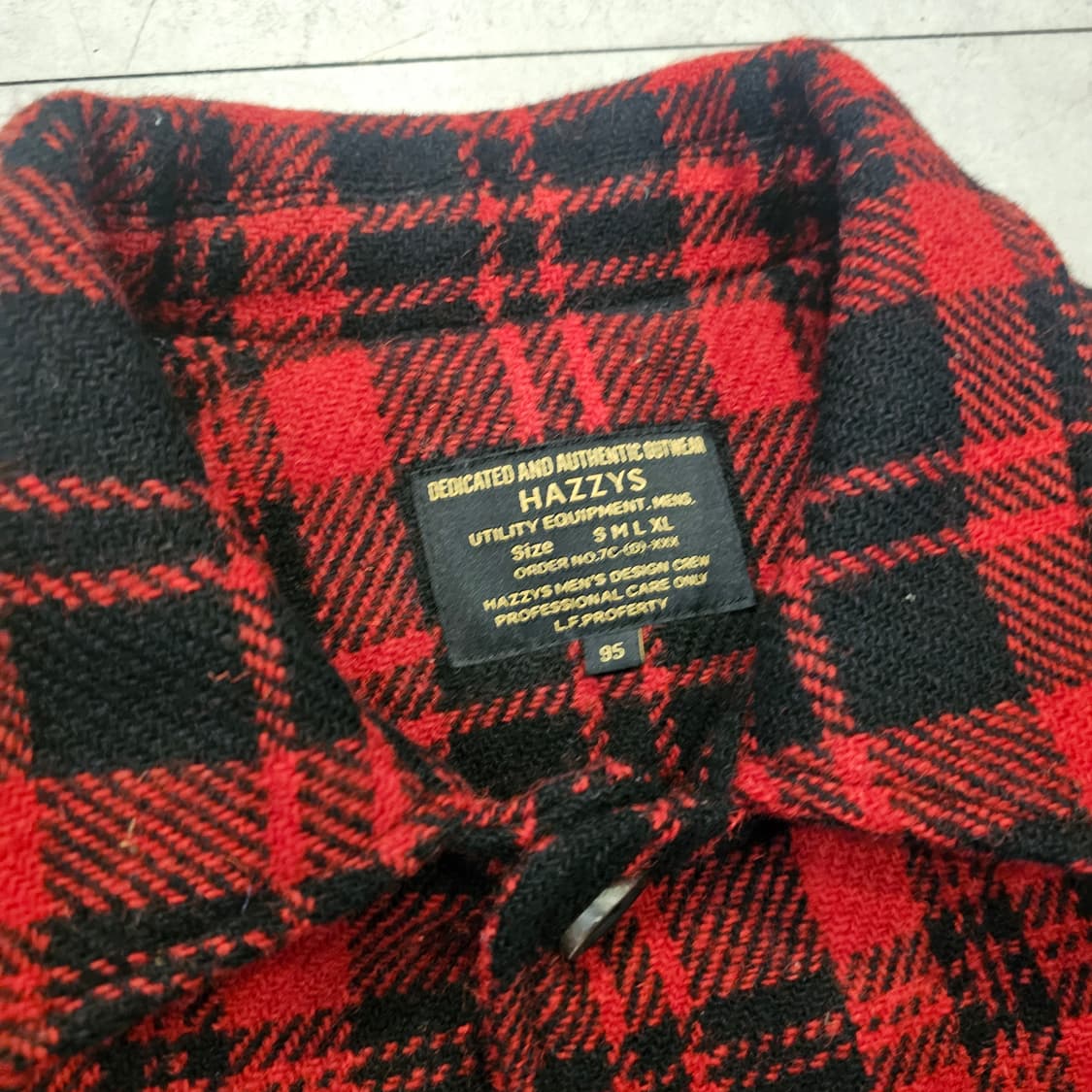 헤지스 헤리스트위드 매키노 울 신슐레이트 자켓 상품이미지2