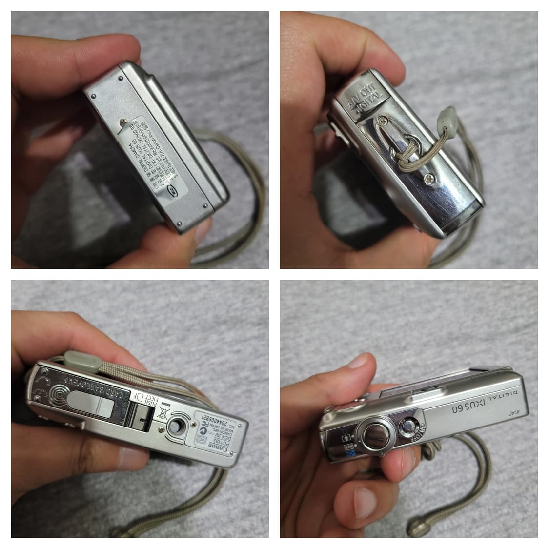 캐논 익서스 60 실버색상 고장난 디카 상품이미지3