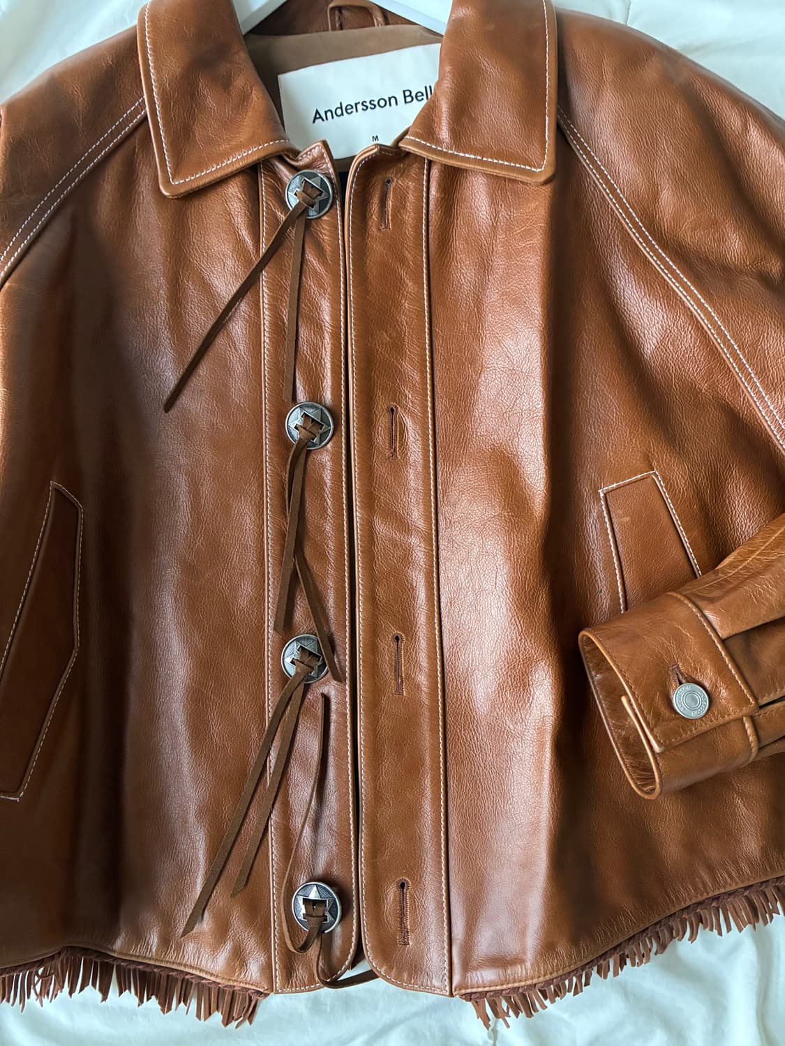 앤더슨벨 가죽 자켓 상품이미지2