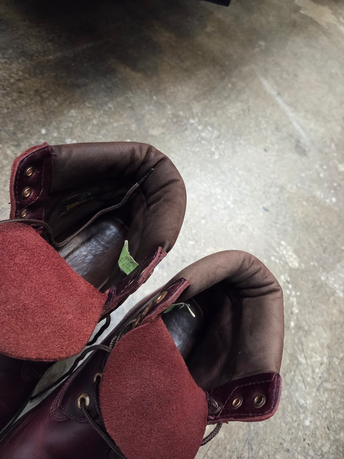 팀버랜드 남성 워커부츠 8w 버건디컬러 상품이미지9