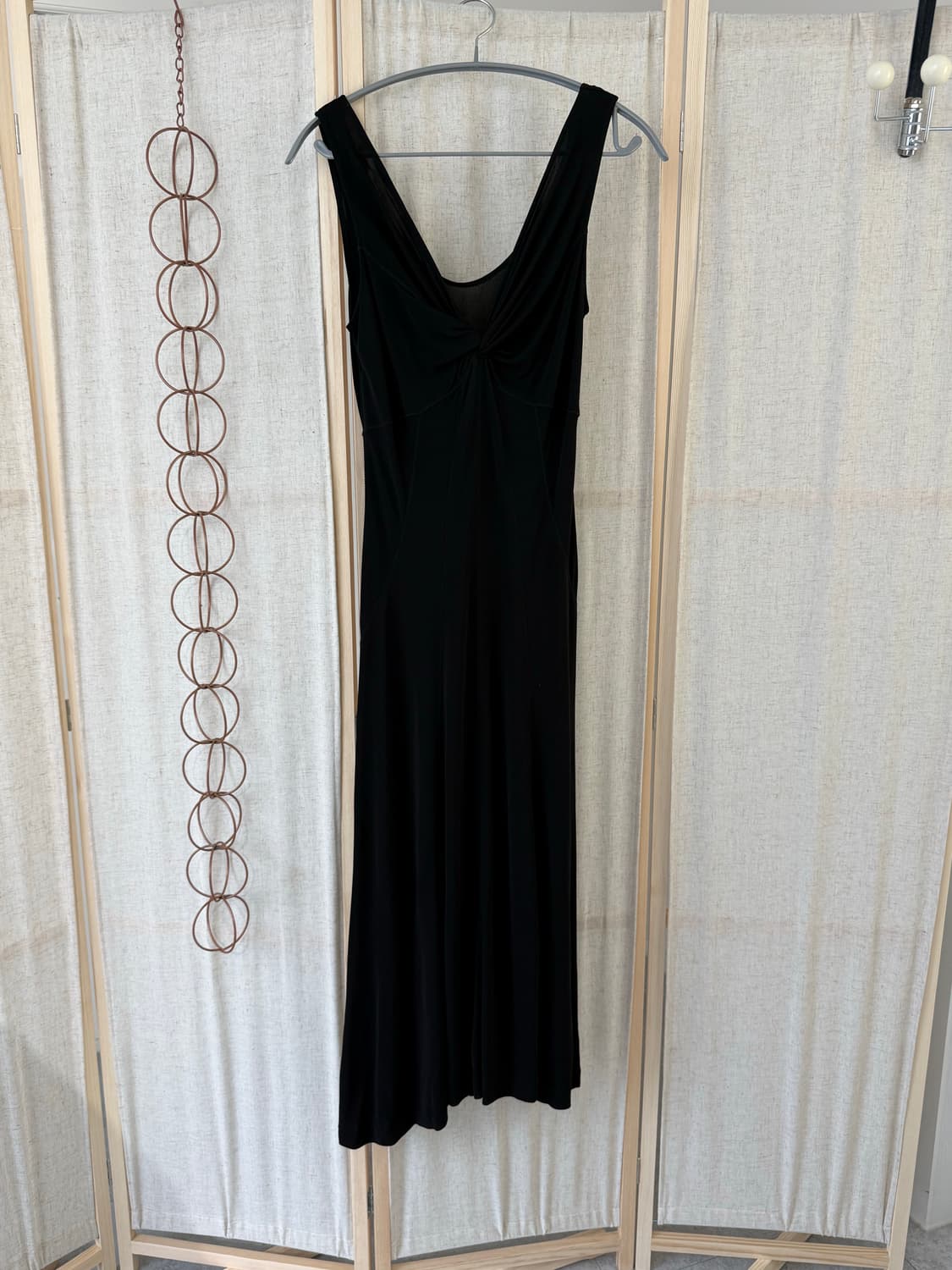 DKNY 도나카란 꼬임 민소매 드레스 상품이미지2