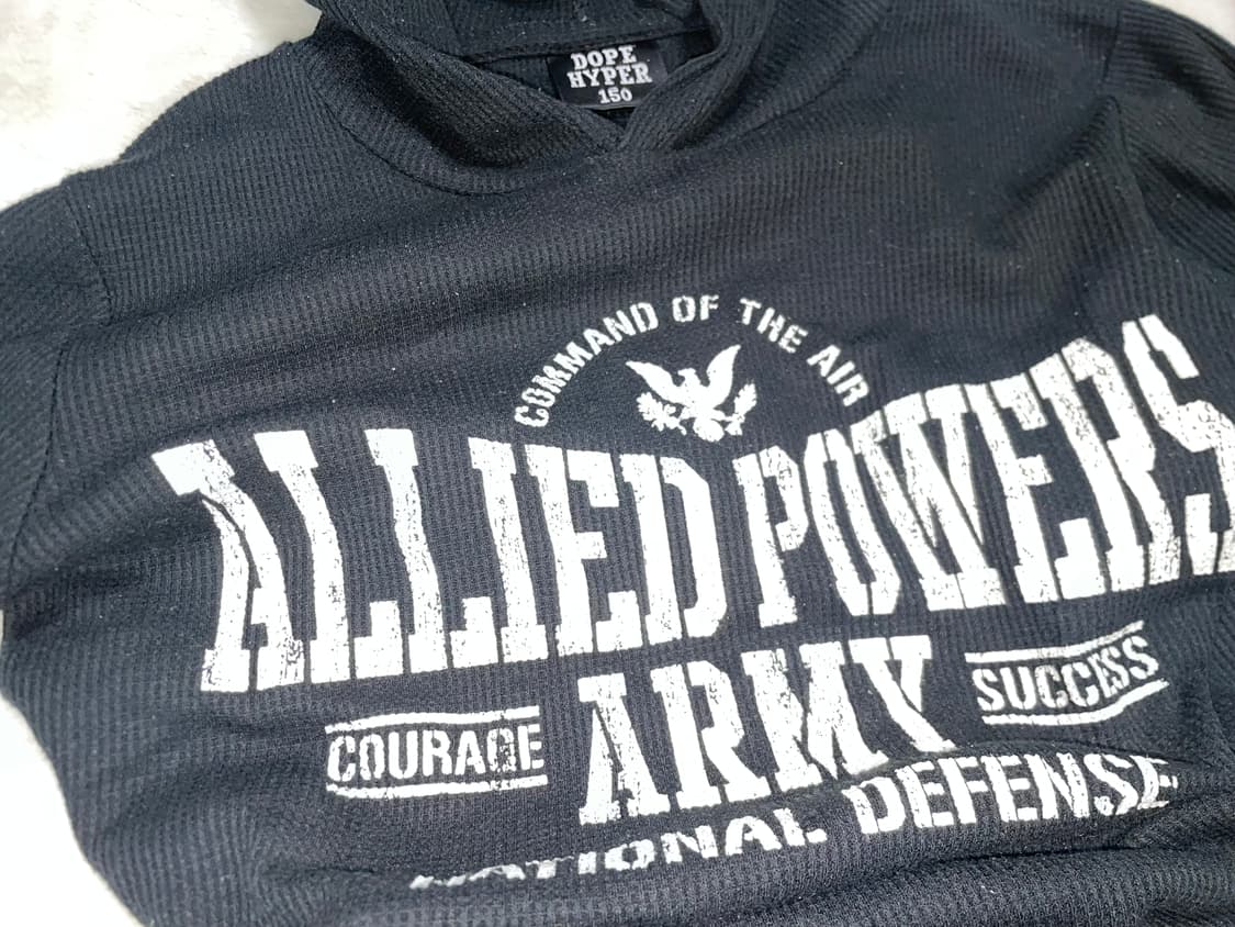 Japanese vintage waffle hoodie 상품이미지1