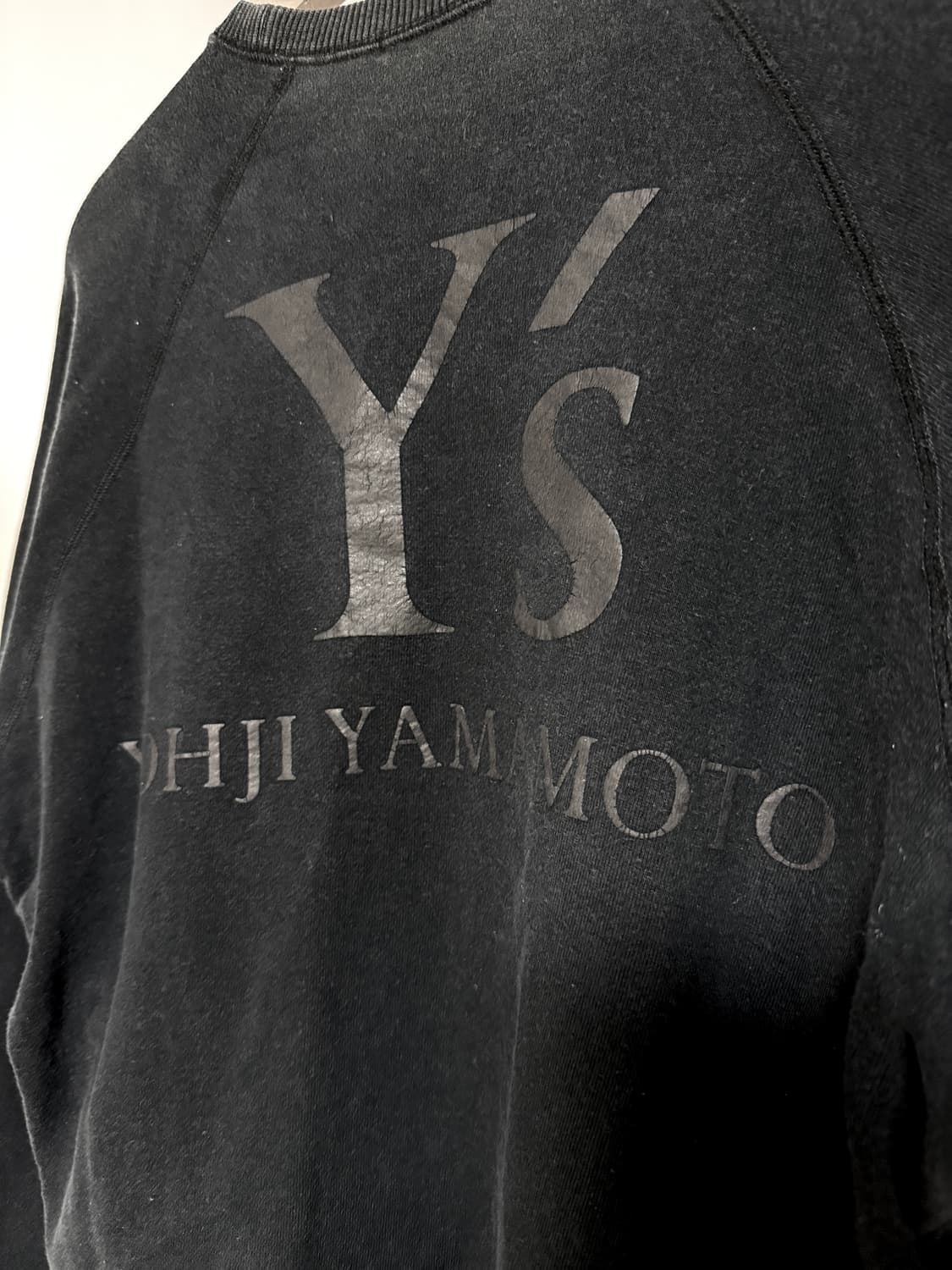 요지야마모토 90s 시그니처 러버 맨투맨 상품이미지8