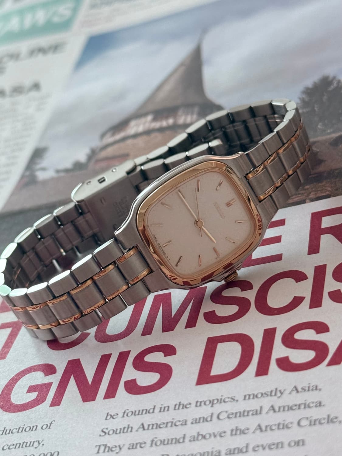 Seiko 세이코 Square Quartz Combi 상품이미지4