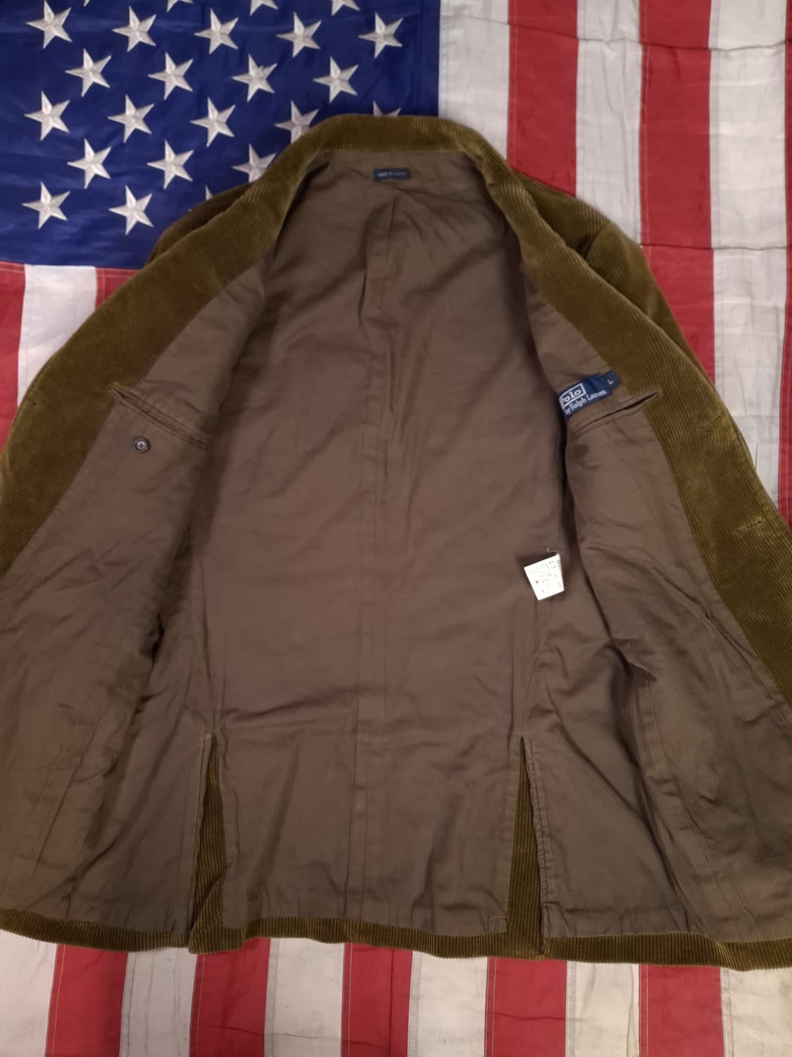 오리지날 랄프로렌 폴로 코듀로이 클래식 3버튼  블레이져. 상품이미지10