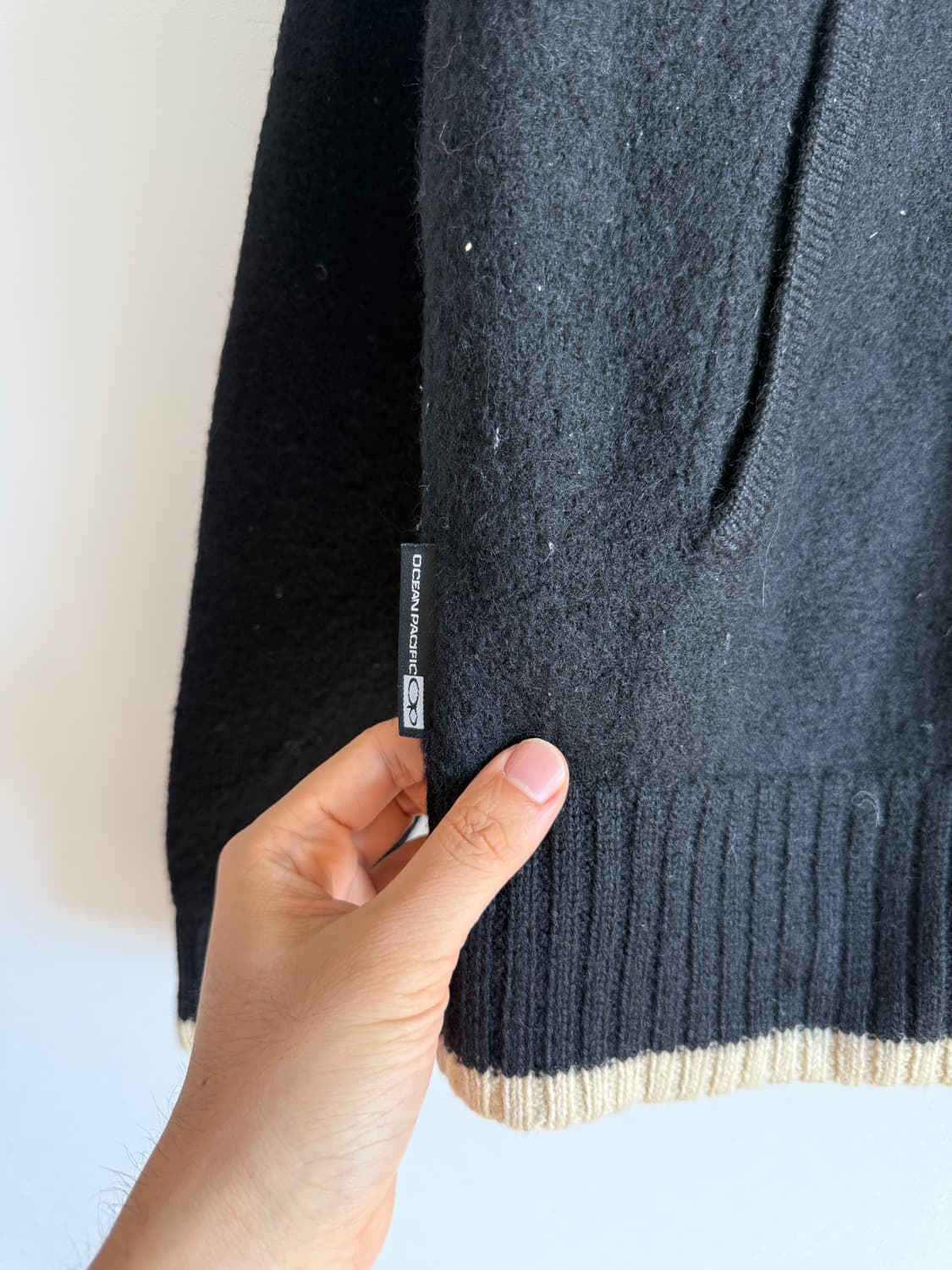 ap 울 니트 집업 스웨터 상품이미지4