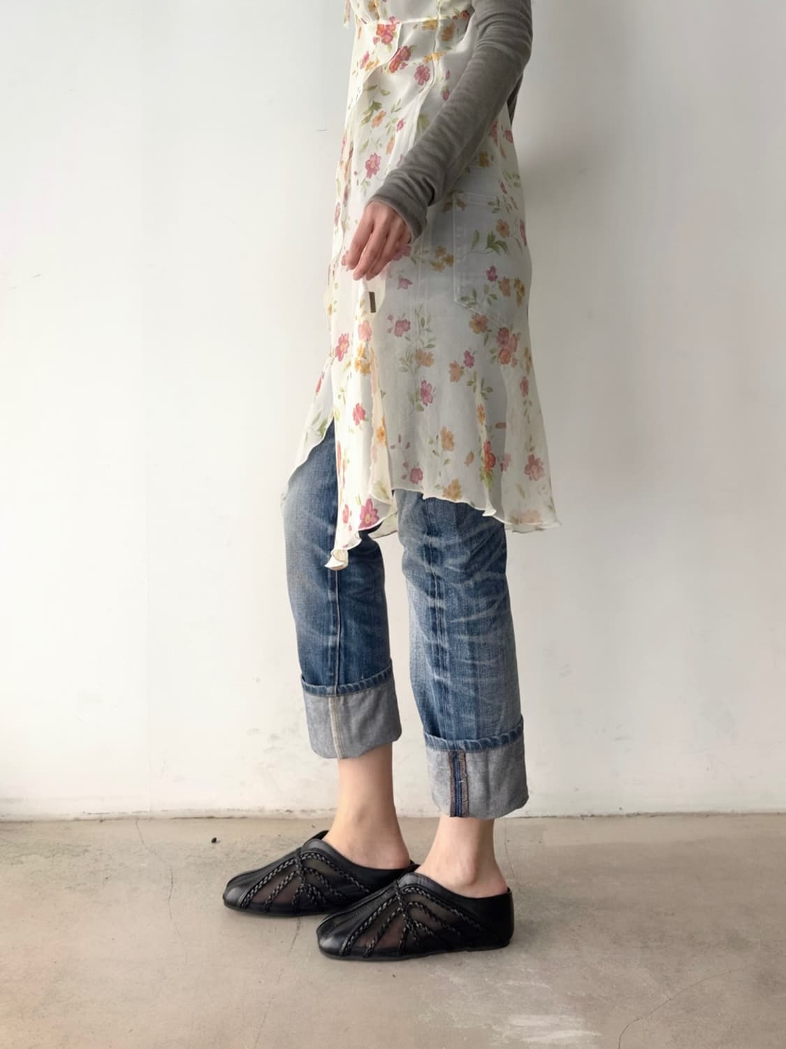 Night twist mesh mule / black 상품이미지6