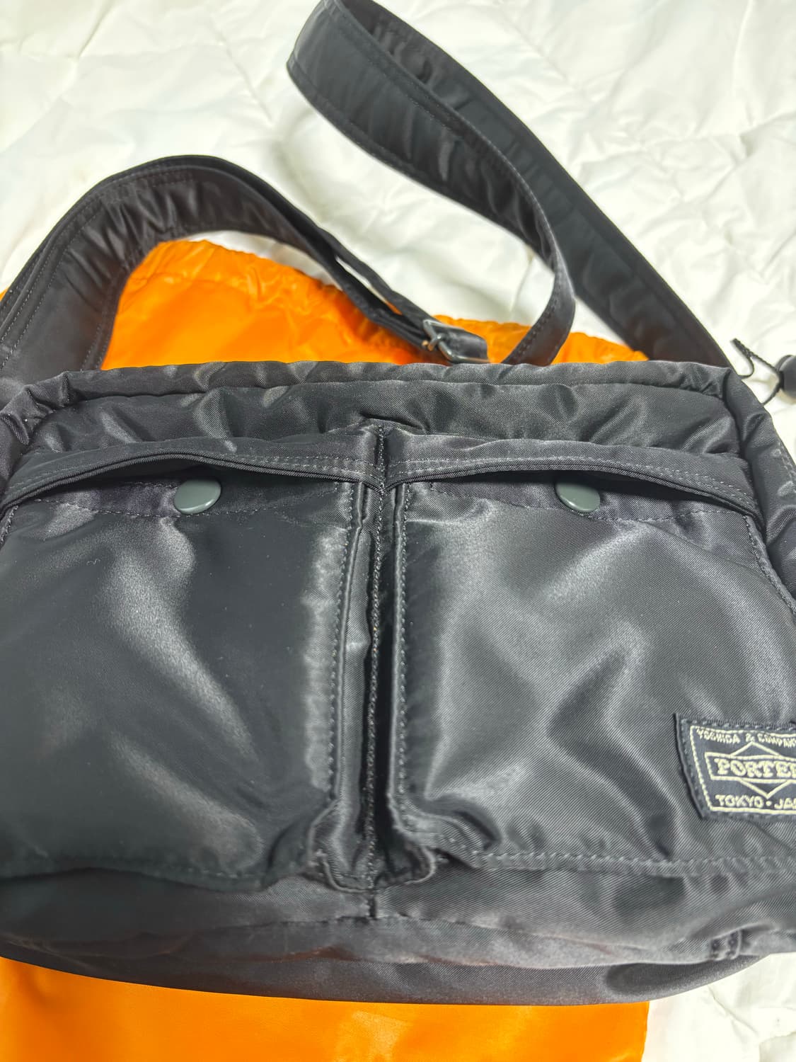 요시다포터 탱커 스몰 블랙 신형 상품이미지6