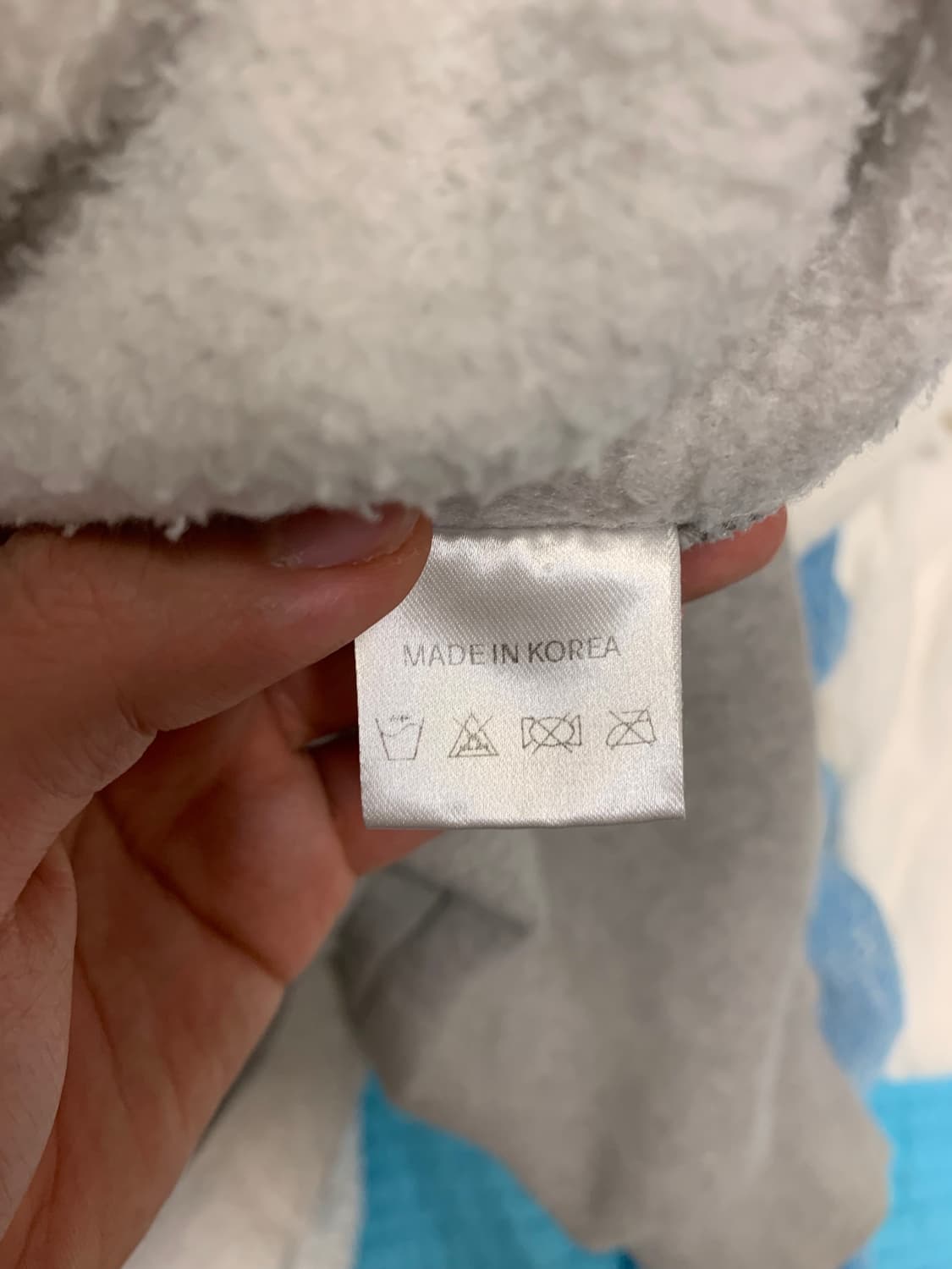 [XL] 블랙핑크 베르디 플러시 후드 그레이 상품이미지7