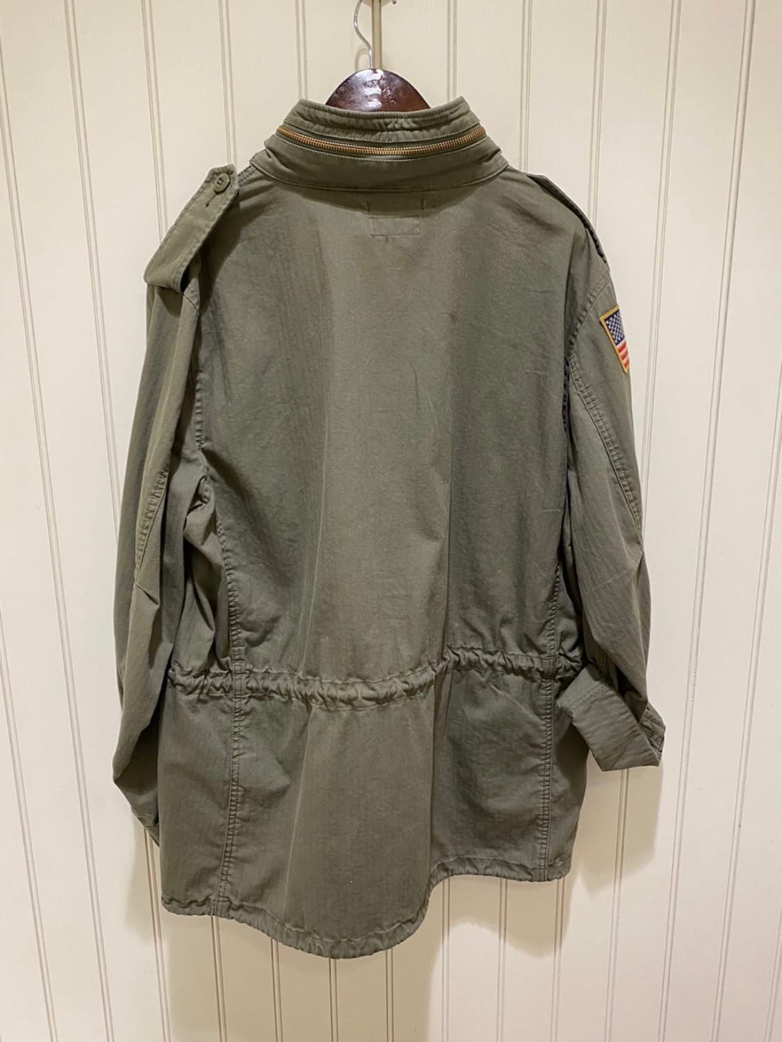POLO 폴로랄프로렌 성조기 패치 밀리터리 야상 자켓 L 상품이미지3
