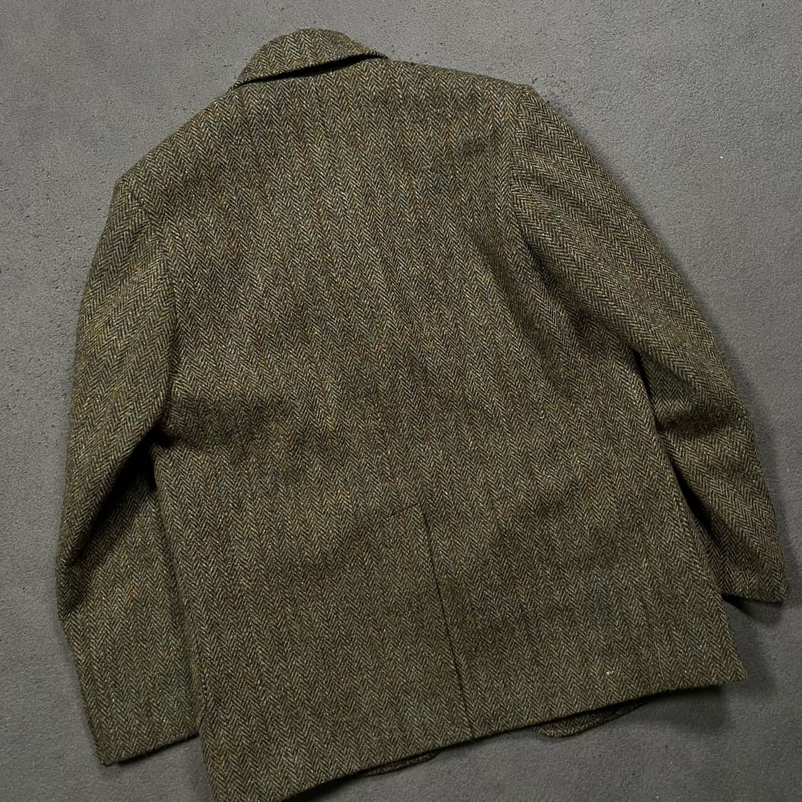 노맬렛 해리스 트위드 헤링본 울 블레이저 자켓 상품이미지4