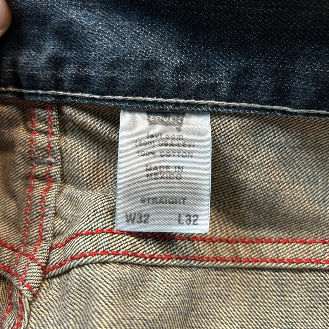 34inch) 리바이스 701 스트레이트 데님 청바지 상품이미지9