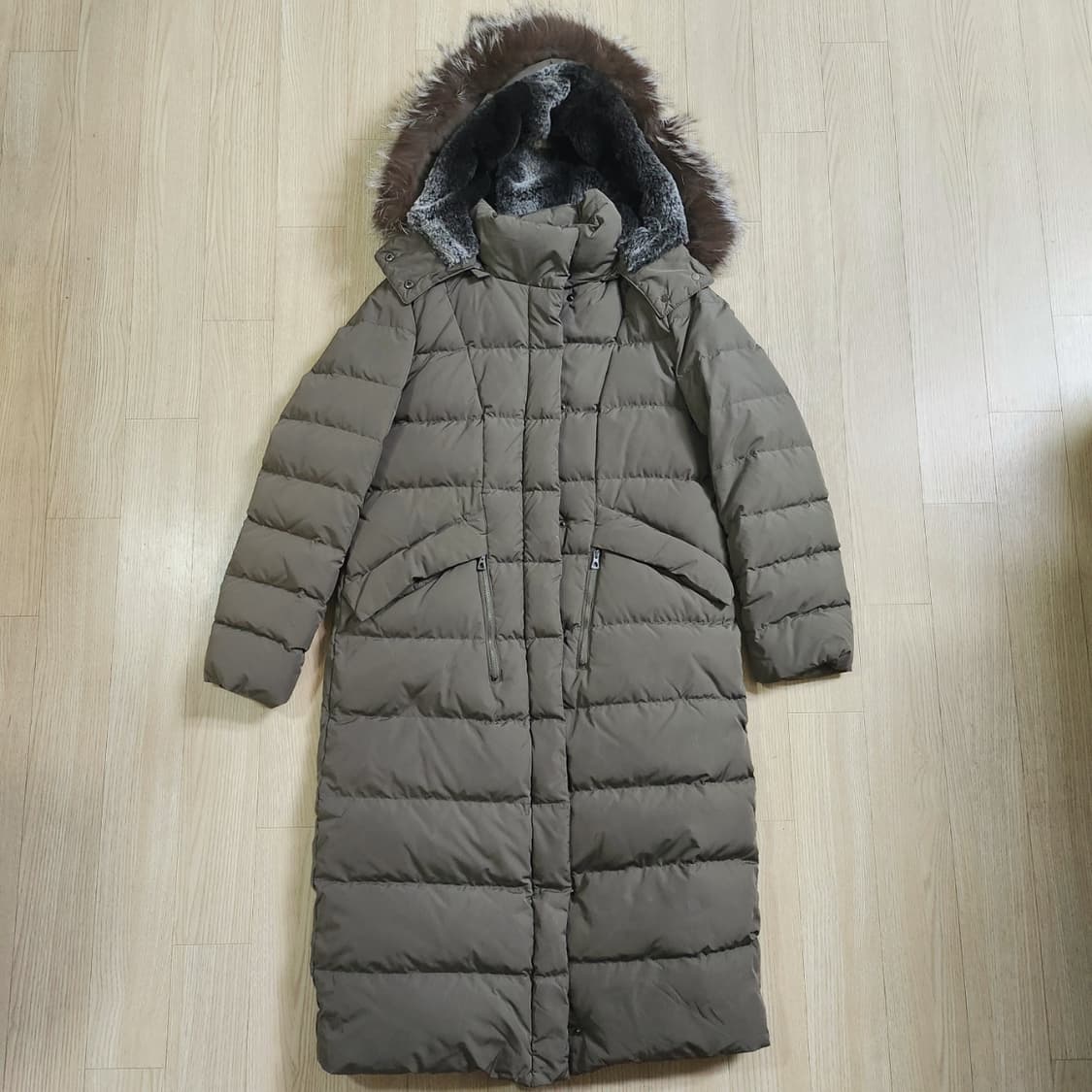 엘르 골프 롱패딩 상품이미지1