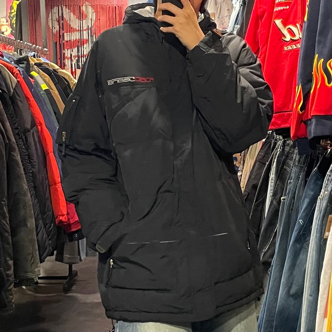 [IM] FUBU 푸부 블랙 돕바 패딩 상품이미지4