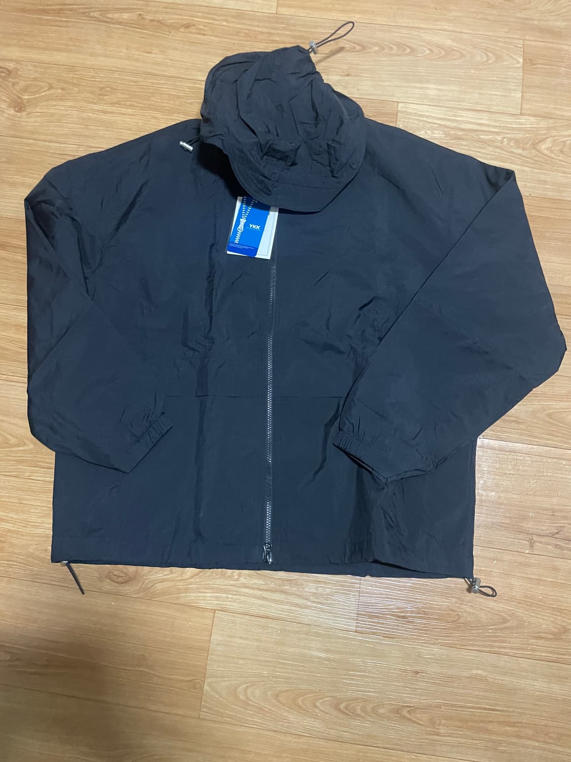 논플로어 윈드브레이커 자켓 블랙 L 상품이미지1