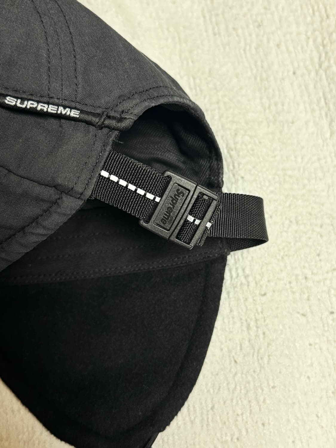 슈프림 패커블 이어플랩 캠프캡 블랙  22FW 상품이미지3
