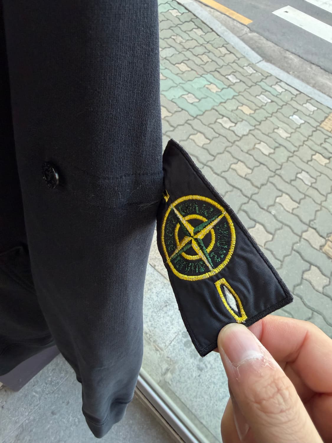 .XXL/ 스톤아일랜드 네츄럴 워싱 에센셜 기모 후드티 상품이미지6