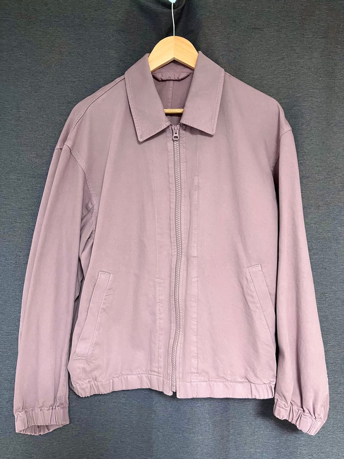 유니클로U/ 집업 블루종 퍼플/ L 상품이미지1