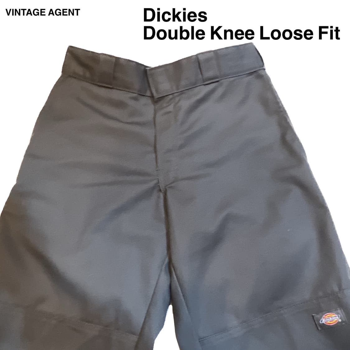 [28x30]디키즈 더블니 워크팬츠 루즈핏 챠콜 상품이미지2